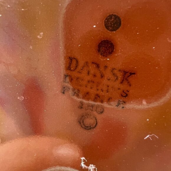 Dansk Købenstyle Vintage France Enamel Paella Pan BROWN 10 inches - Picture 7 of 10